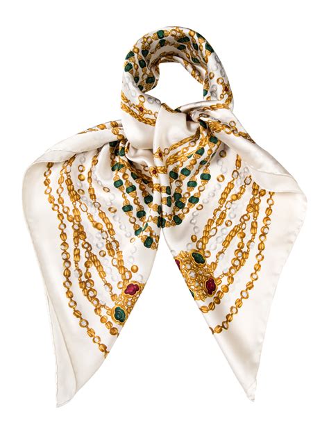 chanel scarf with pearls|chanel scarf for women.